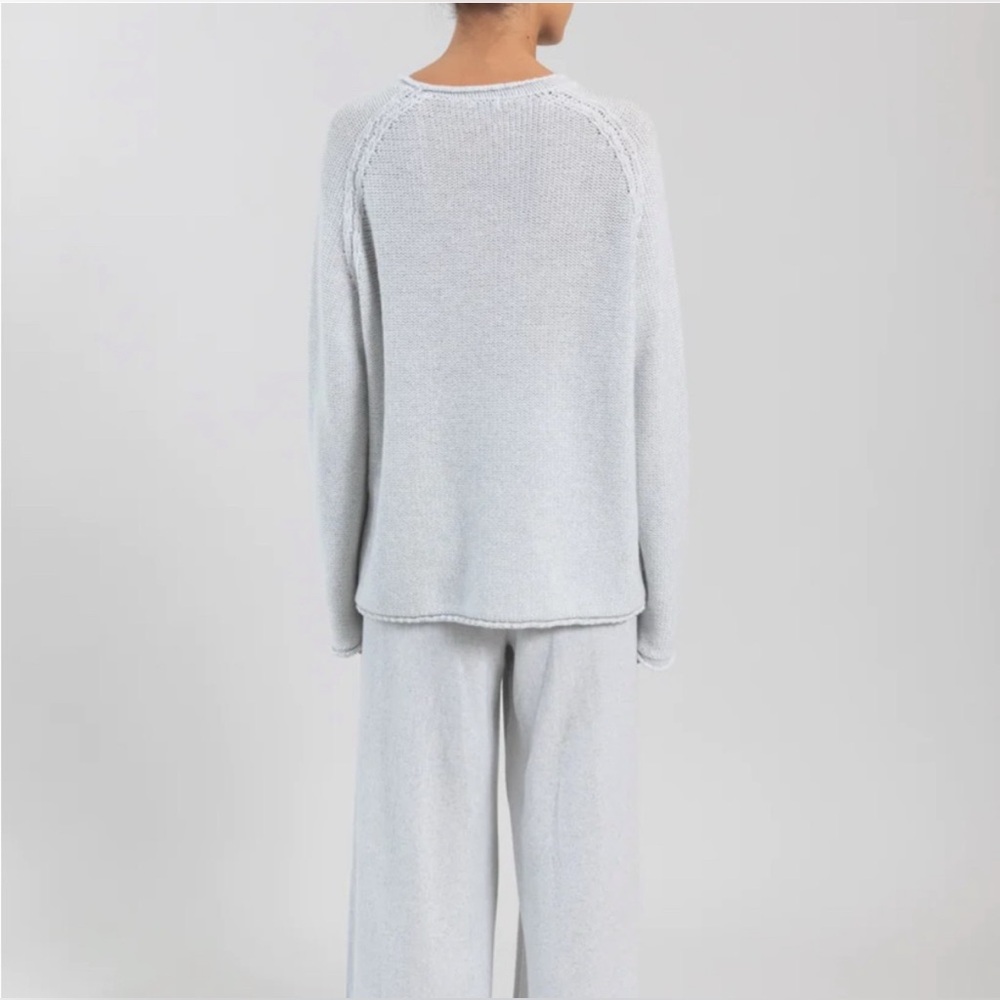 LESET Zoe Oversized Knit Sweater Top and Zoe Pants Set - Picture 11 of 11